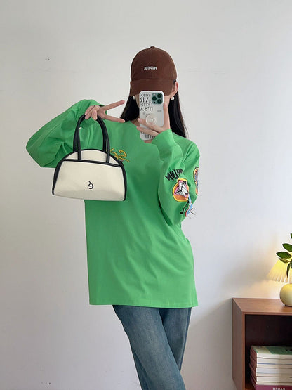 ファッション長袖tシャツ おしゃれクールカジュアル 上着  SY1009