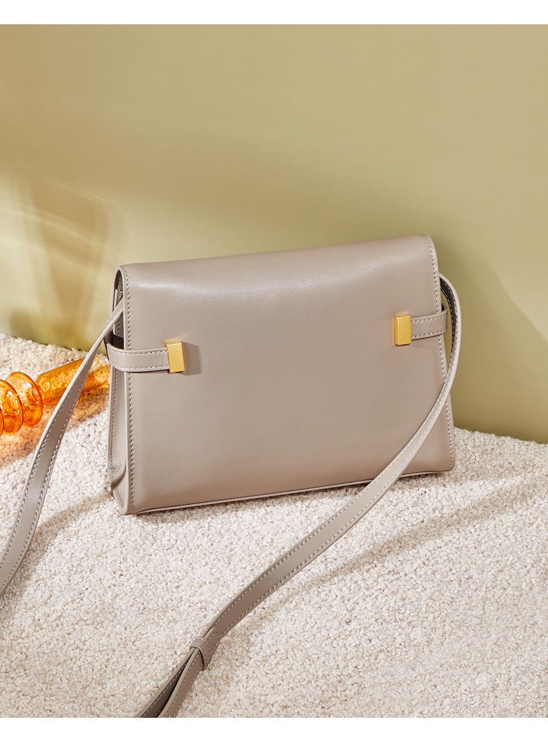 Women's Bag Genuine Leather Bag Single Crossbody Bag Fashion Luxury Elegant Commuting Shoulder Bag.Pochette