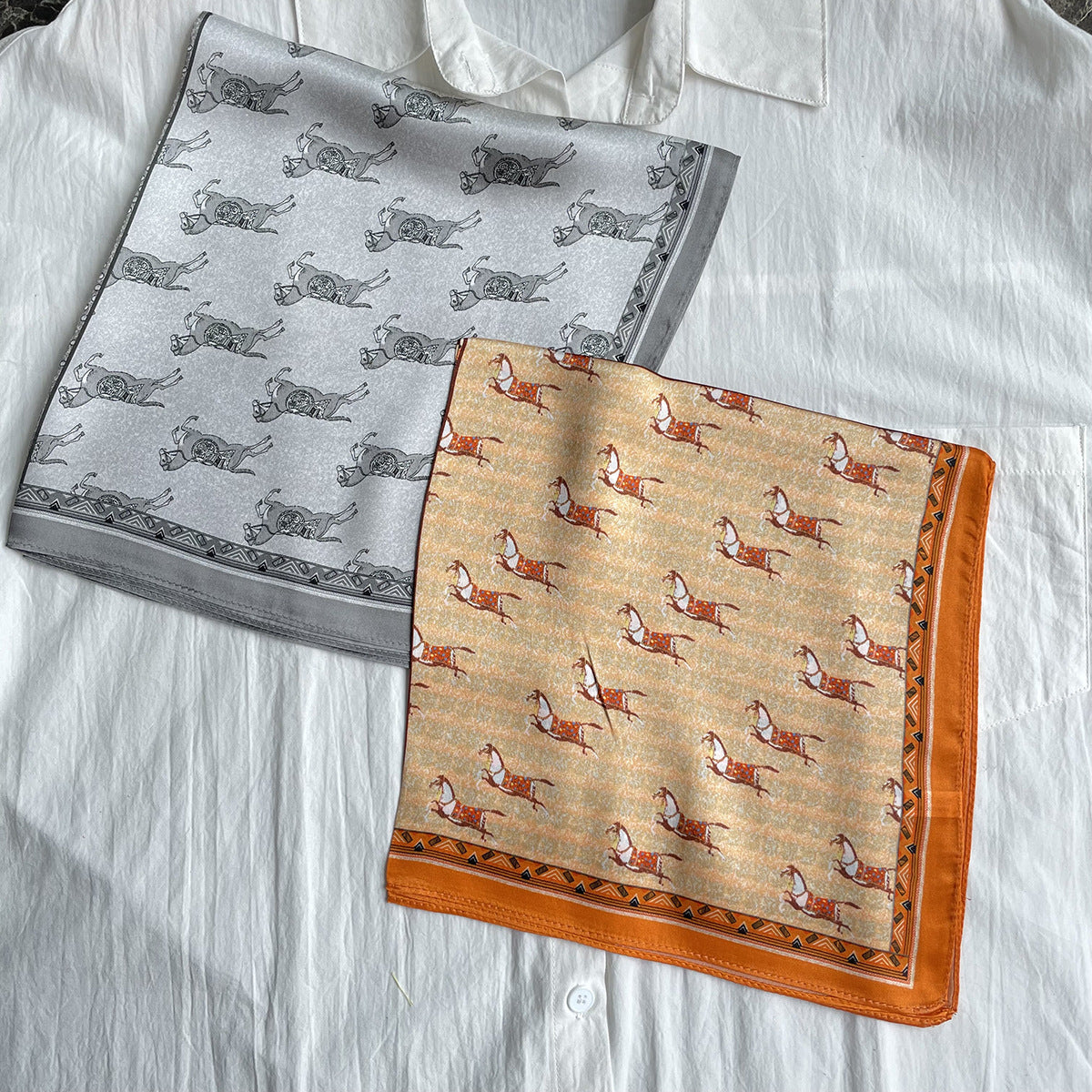 Silk scarf high quality fashion sunscreen scarf elegant temperament scarf