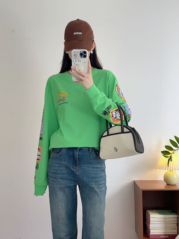 ファッション長袖tシャツ おしゃれクールカジュアル 上着  SY1009