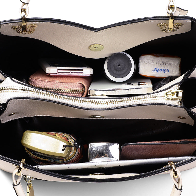 Women's handbag Genuine leather crossbody bag ins Simple retro elegant Shoulder bag that goes with anything Handbag.bag