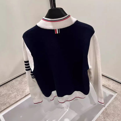 TBファッション長袖ニット セーターカジュアル   おしゃれ上着 SY0626