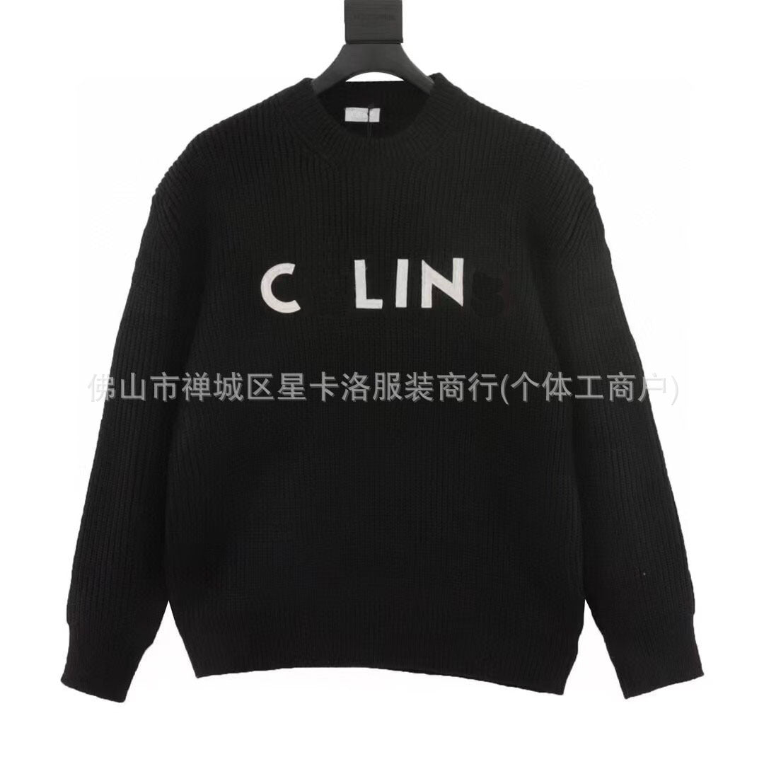 CLファッション長袖ニットセーター おしゃれクールカジュアル 上着 SY1125