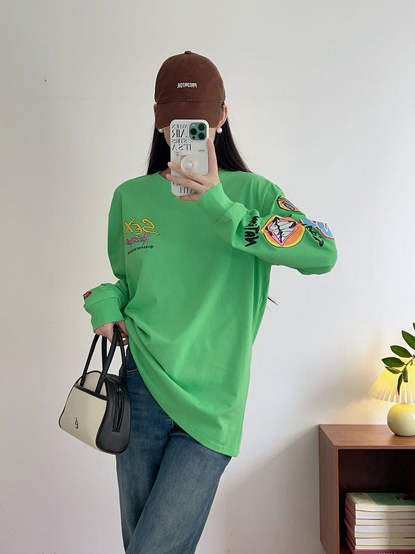 ファッション長袖tシャツ おしゃれクールカジュアル 上着  SY1009