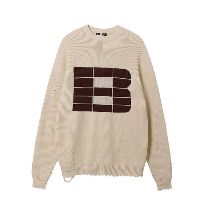 BLファッション長袖ニットセーターカジュアル   おしゃれ上着 SY0653