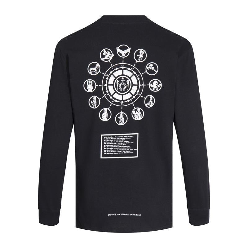 ファッション長袖Tシャツ おしゃれクールカジュアル 上着 SY1336