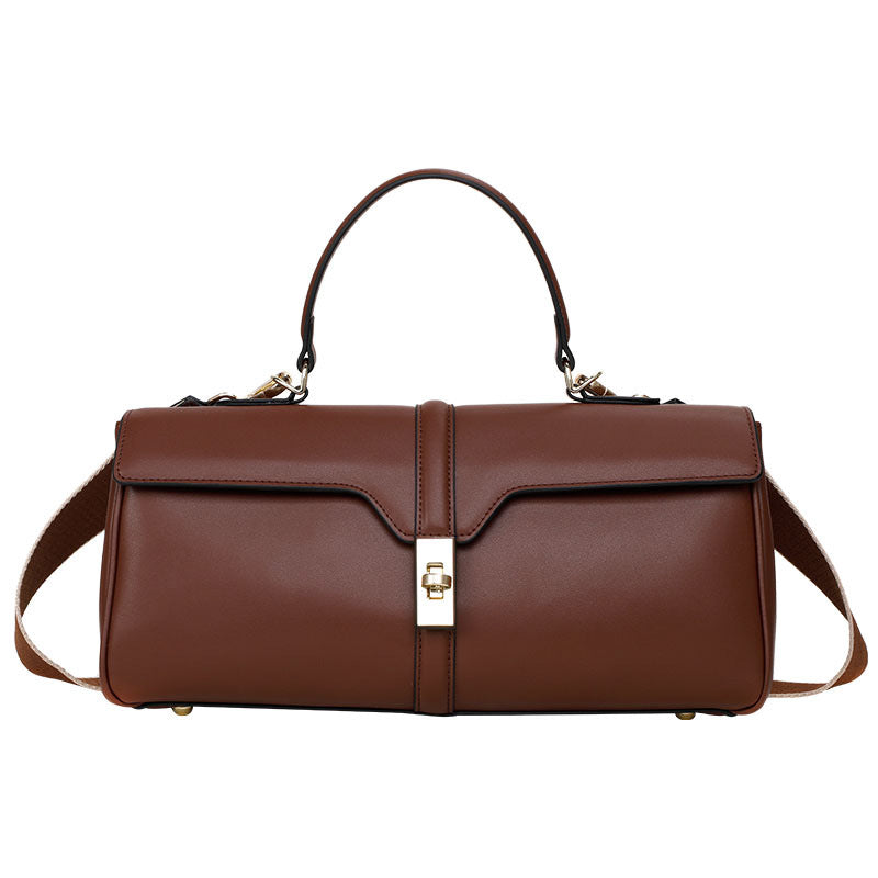 Cowhide women's bag High quality handbag Large capacity Genuine leather retro shoulder bag that goes with anything Fashion handbag.bag