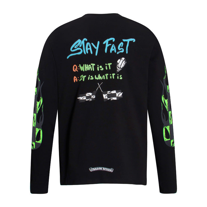 ファッション長袖Tシャツ おしゃれクールカジュアル 上着 SY1356