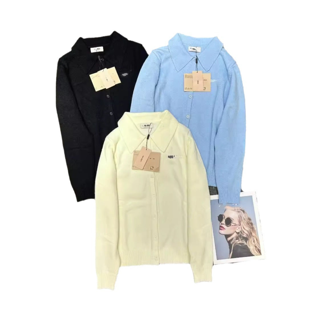 MIUMIU長袖セーターカジュアル   おしゃれ上着 SY0673