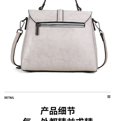Genuine leather women's bag Crocodile pattern handbag Fashion large capacity shoulder bag Retro Handbag that goes with anything. Bag