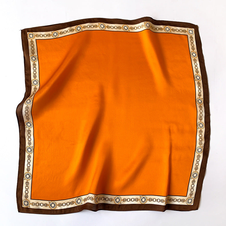 Silk scarf print pattern neckerchief fashion cashew nut flower temperament scarf