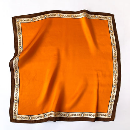 Silk scarf print pattern neckerchief fashion cashew nut flower temperament scarf