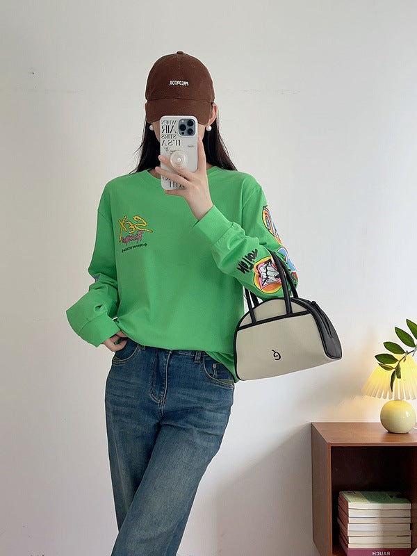ファッション長袖tシャツ おしゃれクールカジュアル 上着  SY1009