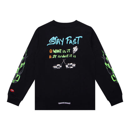 ファッション長袖Tシャツ おしゃれクールカジュアル 上着 SY1356