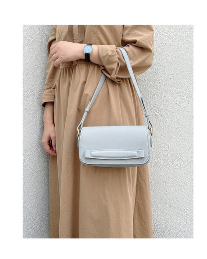 Women's bag Genuine leather armpit bag Luxury crossbody bag Cowhide square bag Single Shoulder bag that goes with anything.Pochette