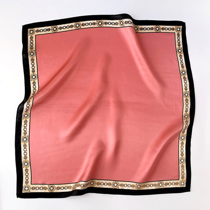 Silk scarf print pattern neckerchief fashion cashew nut flower temperament scarf