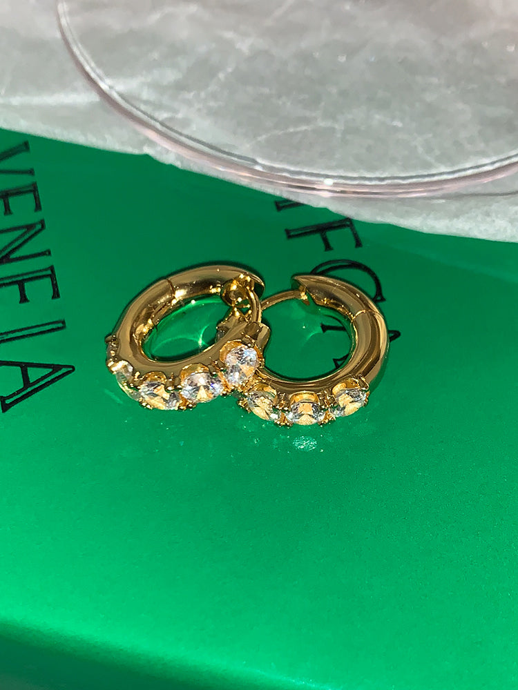 BV Crystal Earrings Women's Fashion Luxury Earrings That Don't Disdain Luxury