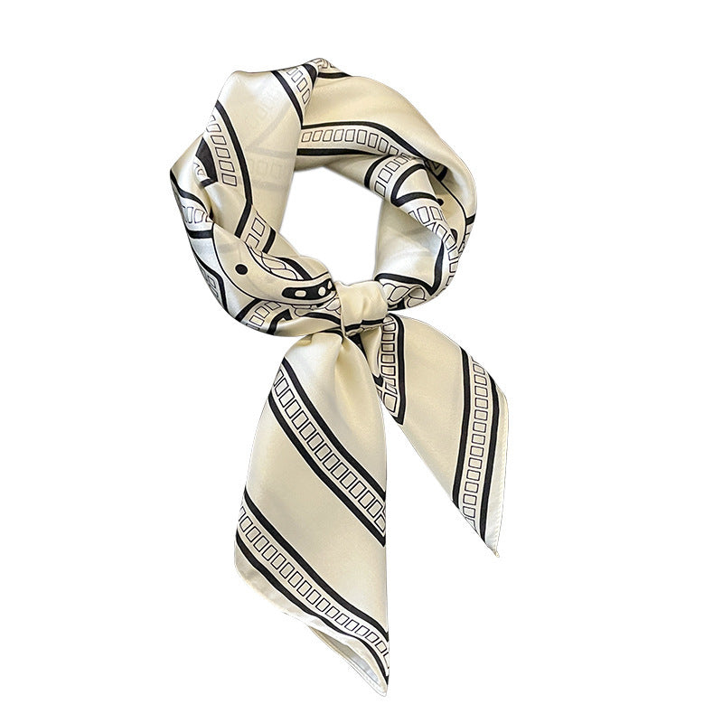 Scarf line fashionable temperament silk scarf thin ladies muffler