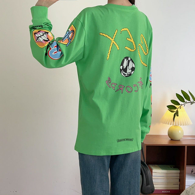 ファッション長袖tシャツ おしゃれクールカジュアル 上着  SY1009