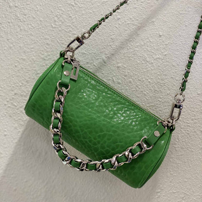 Genuine leather fashion diagonal shoulder bag armpit bag trend shoulder bag ladies bag