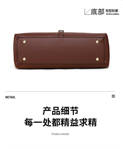 Cowhide women's bag High quality handbag Large capacity Genuine leather retro shoulder bag that goes with anything Fashion handbag.bag