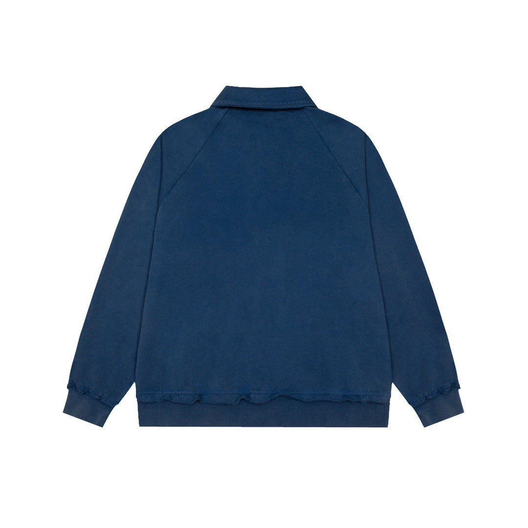 MIUMIU長袖ポロシャツ おしゃれ上着 クールカジュアル ロングtシャツ プルオーバー SY0340