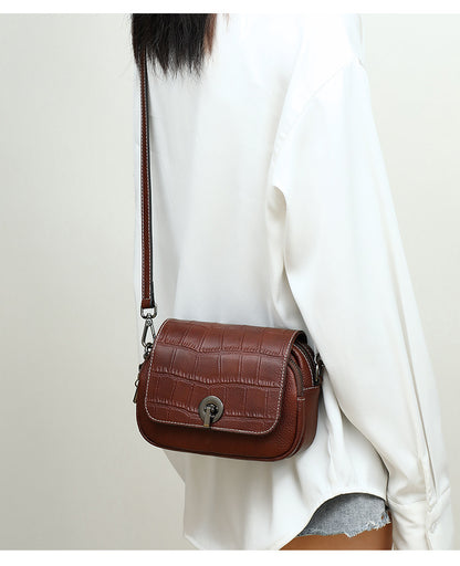 Genuine leather bag ladies bag fashion broadband fish pattern casual shoulder bag.Pochette