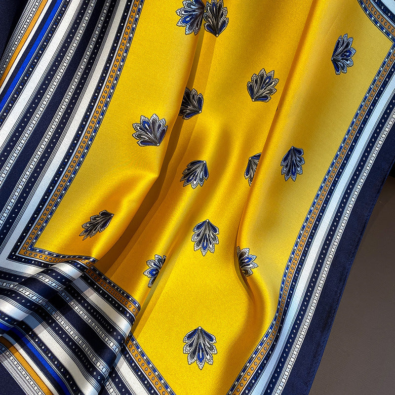 Scarf Women's Print Pattern Long Stole Fashion Scarf Print Dual-use Muffler Temperament