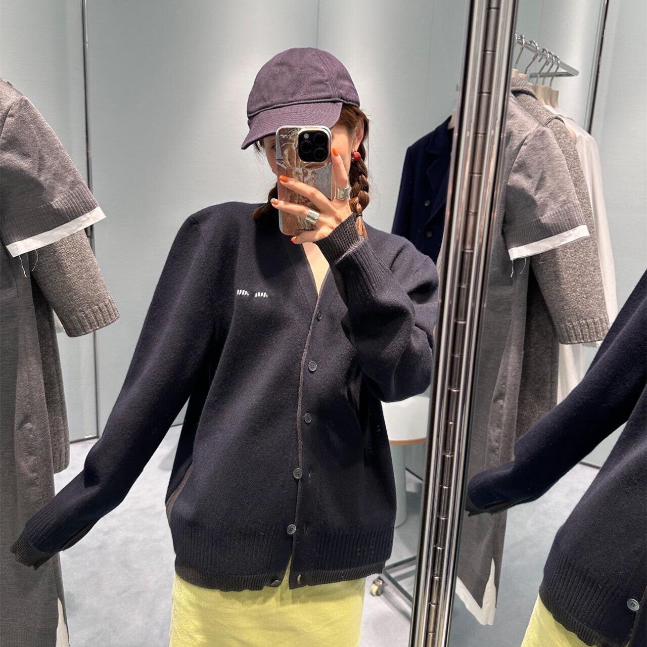 MIUMIU長袖ニット セーターカジュアル   おしゃれ上着 SY0577