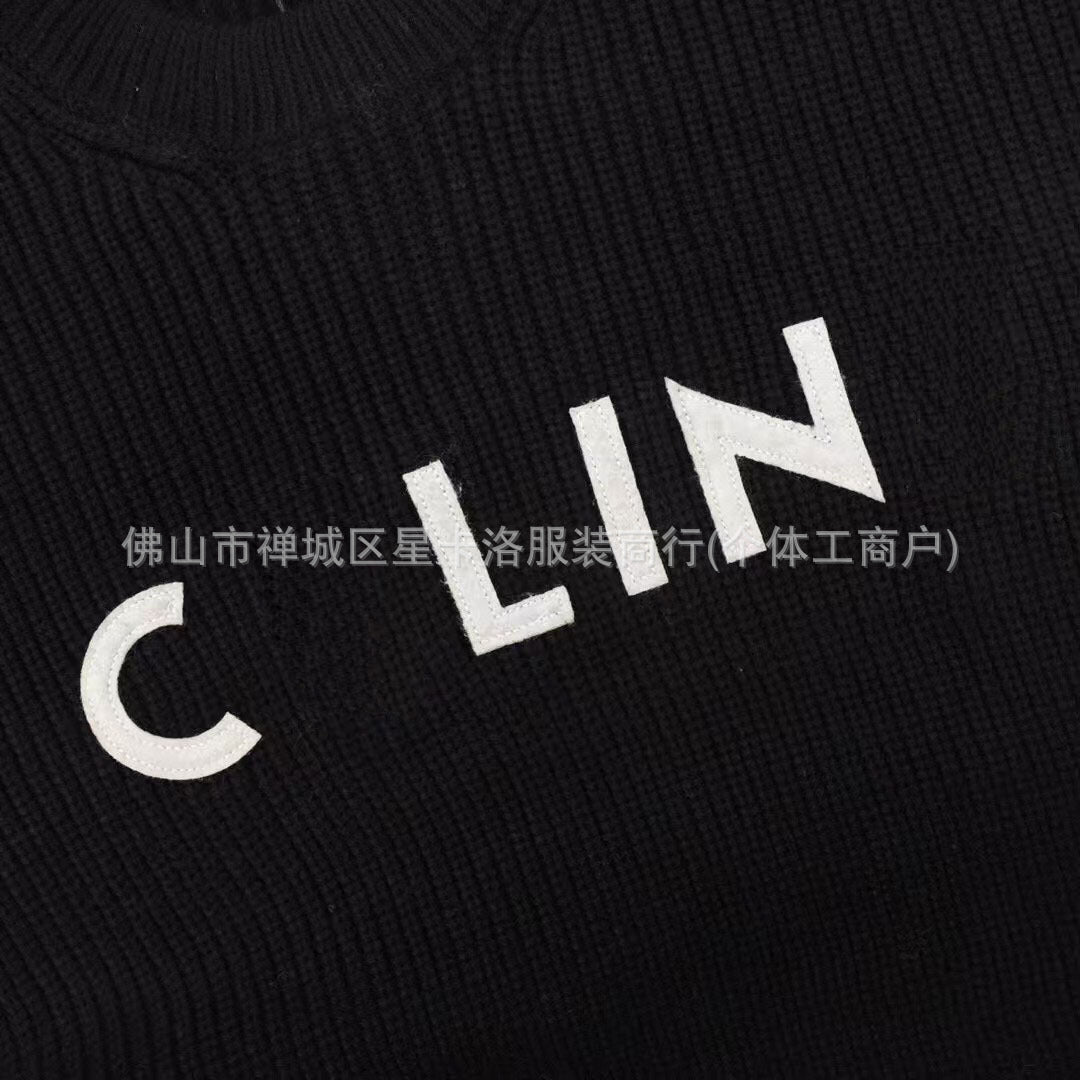 CLファッション長袖ニットセーター おしゃれクールカジュアル 上着 SY1125