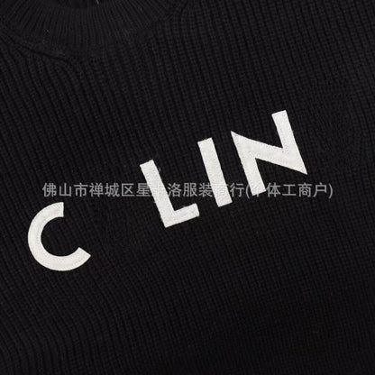 CLファッション長袖ニットセーター おしゃれクールカジュアル 上着 SY1125