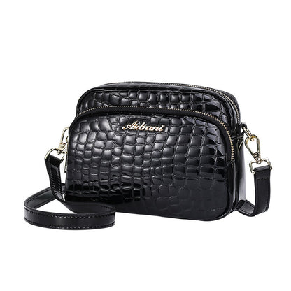 Women's Bag Genuine Leather Jewel Pattern Bag Fashion Crossbody Bag Retro High Quality Shoulder Bag.Pochette