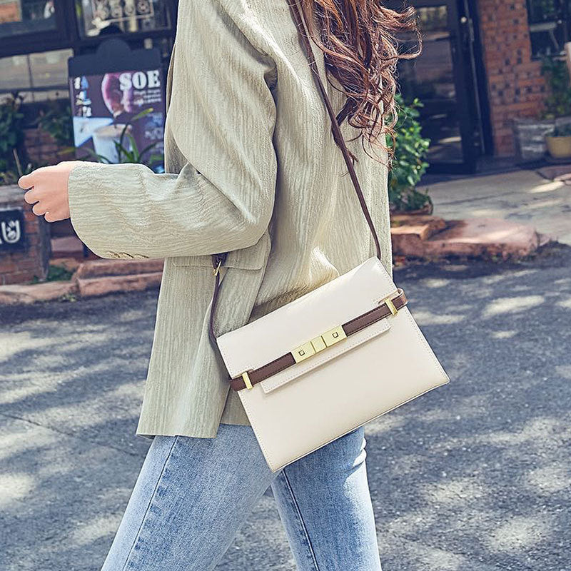 Women's Bag Genuine Leather Bag Single Crossbody Bag Fashion Luxury Elegant Commuting Shoulder Bag.Pochette