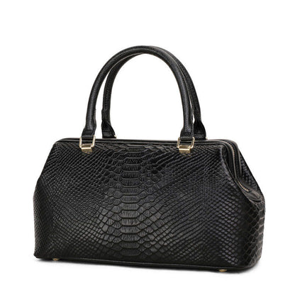 Women's bag Crocodile pattern Python pattern handbag Genuine leather bag Large capacity shoulder bag that goes with anything Top Cowhide handbag. Bag