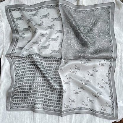 Silk scarf high quality fashion sunscreen scarf elegant temperament scarf