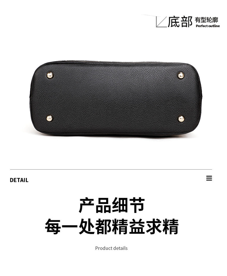 Women's bag Crocodile pattern Python pattern handbag Genuine leather bag Large capacity shoulder bag that goes with anything Top Cowhide handbag. Bag