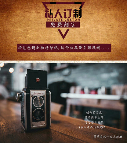 Men's Belt Handmade Genuine Cowhide Leather Unique Copper Needle Buckle Vintage Fashion Men's Belt