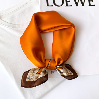 Silk scarf print pattern neckerchief fashion cashew nut flower temperament scarf