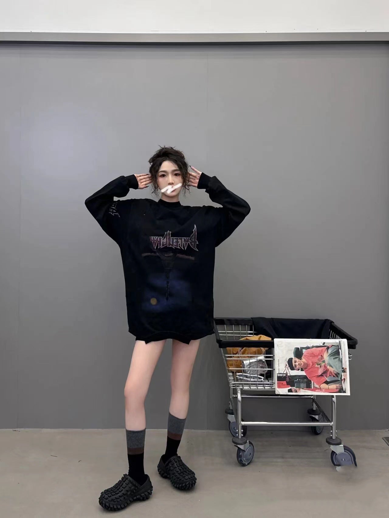BLファッション長袖tシャツ おしゃれ上着 クールカジュアル ロングtシャツSY0937