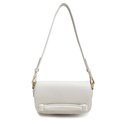 Women's bag Genuine leather armpit bag Luxury crossbody bag Cowhide square bag Single Shoulder bag that goes with anything.Pochette