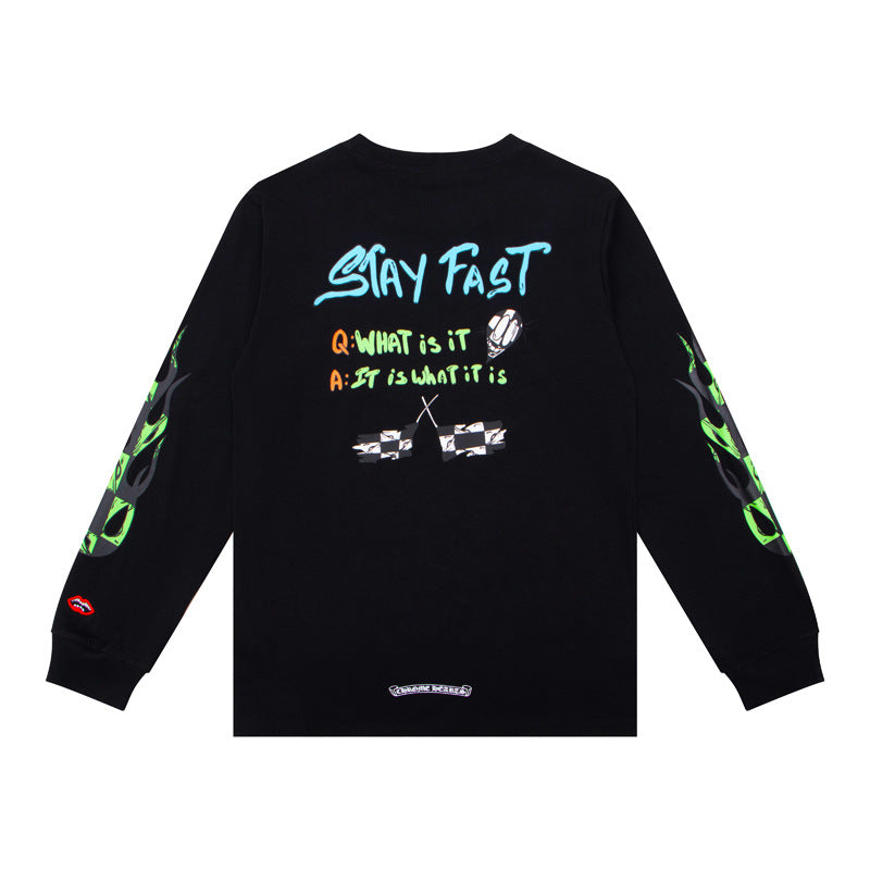 ファッション長袖Tシャツ おしゃれクールカジュアル 上着 SY1356