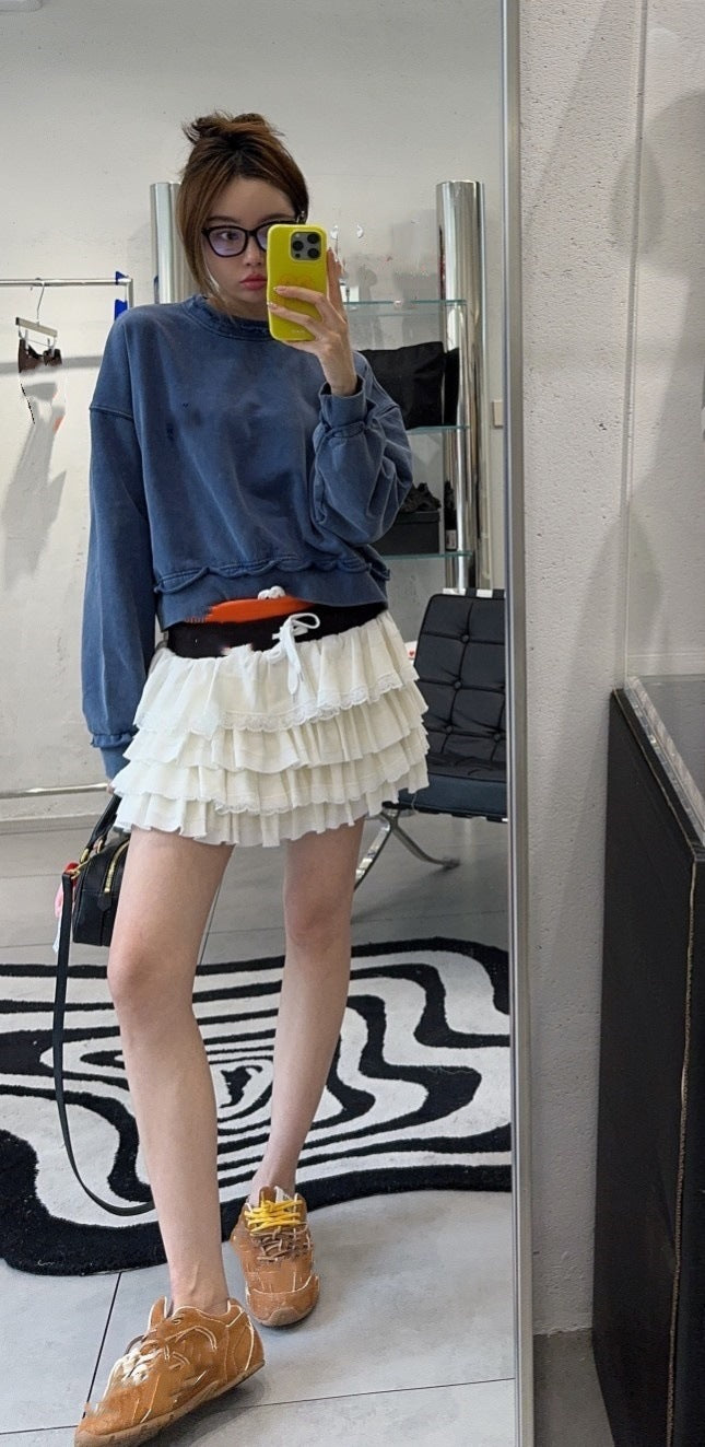 MIUMIU長袖tシャツ おしゃれ上着 クールカジュアル ロングtシャツ プルオーバー SY0278
