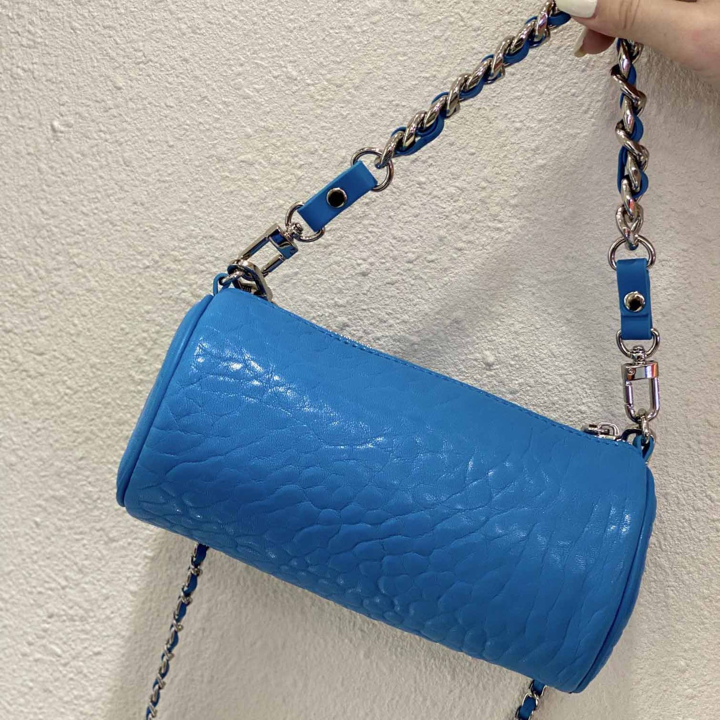 Genuine leather fashion diagonal shoulder bag armpit bag trend shoulder bag ladies bag