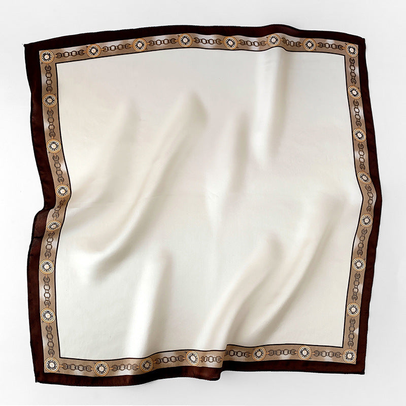 Silk scarf print pattern neckerchief fashion cashew nut flower temperament scarf