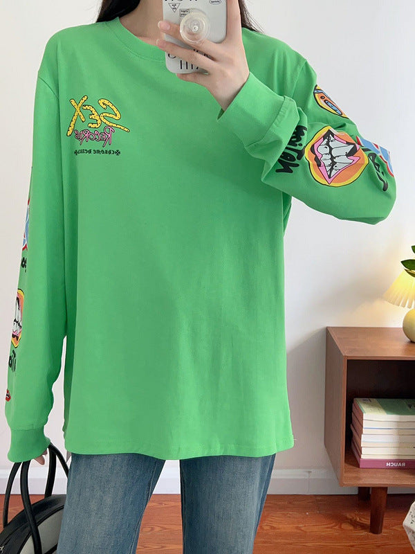 ファッション長袖tシャツ おしゃれクールカジュアル 上着  SY1009