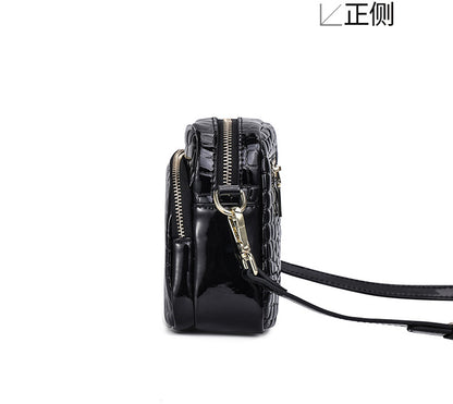 Women's Bag Genuine Leather Jewel Pattern Bag Fashion Crossbody Bag Retro High Quality Shoulder Bag.Pochette