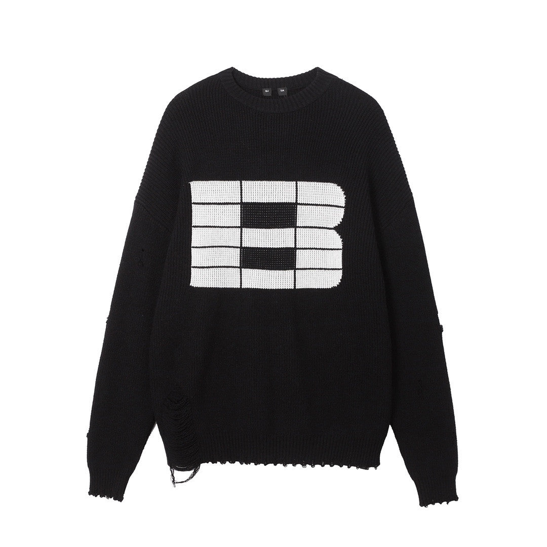 BLファッション長袖ニットセーターカジュアル   おしゃれ上着 SY0653