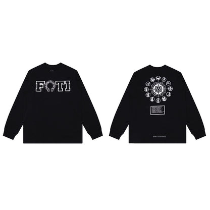ファッション長袖Tシャツ おしゃれクールカジュアル 上着 SY1336