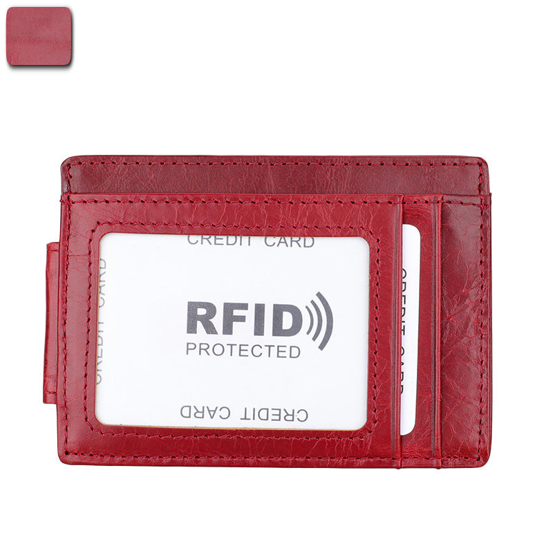 men's wallet rfid card bag retro men's wallet 