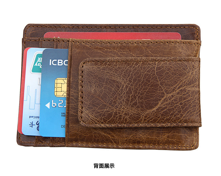 men's wallet rfid card bag retro men's wallet 